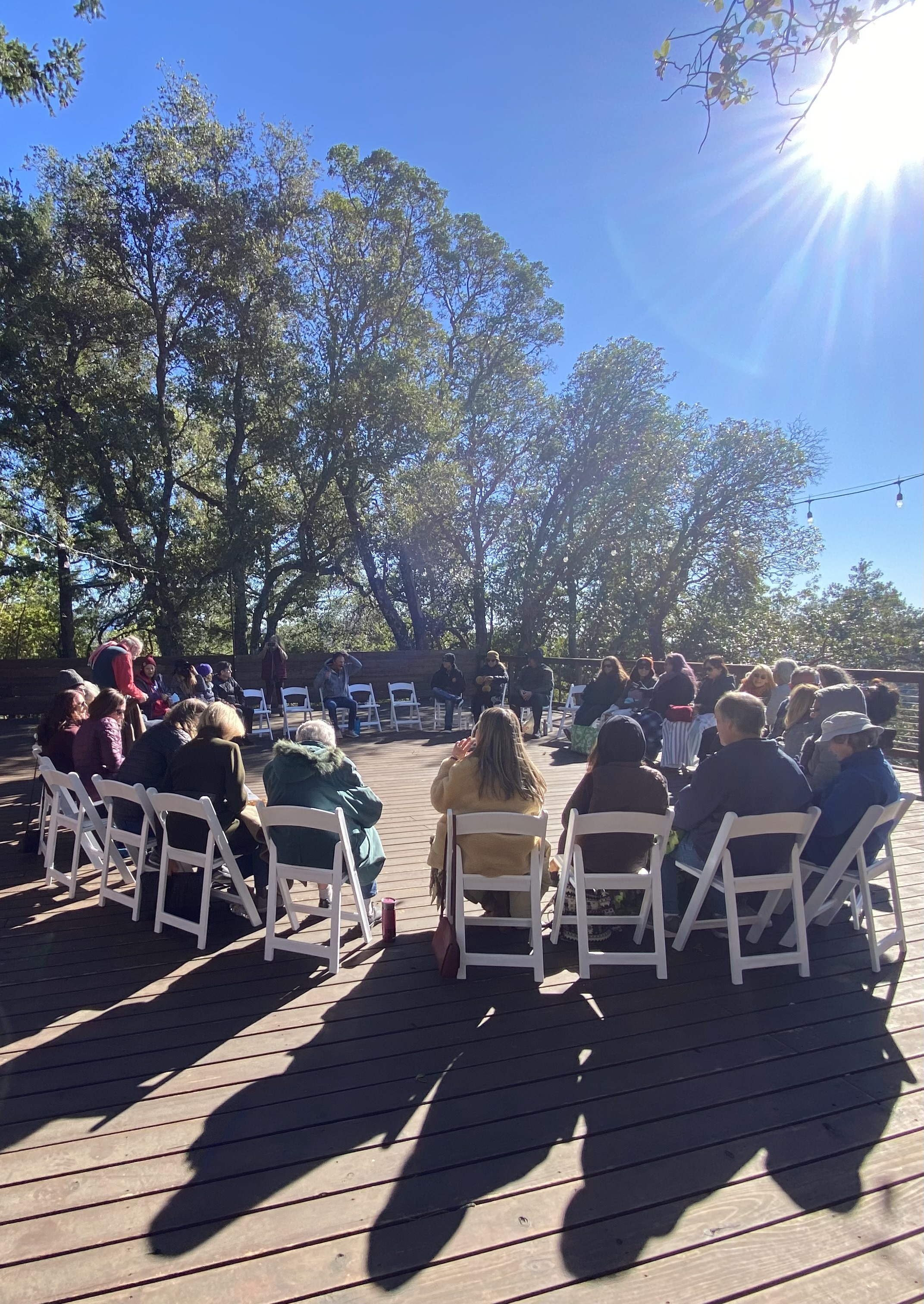 Memorial gathering at Living Well