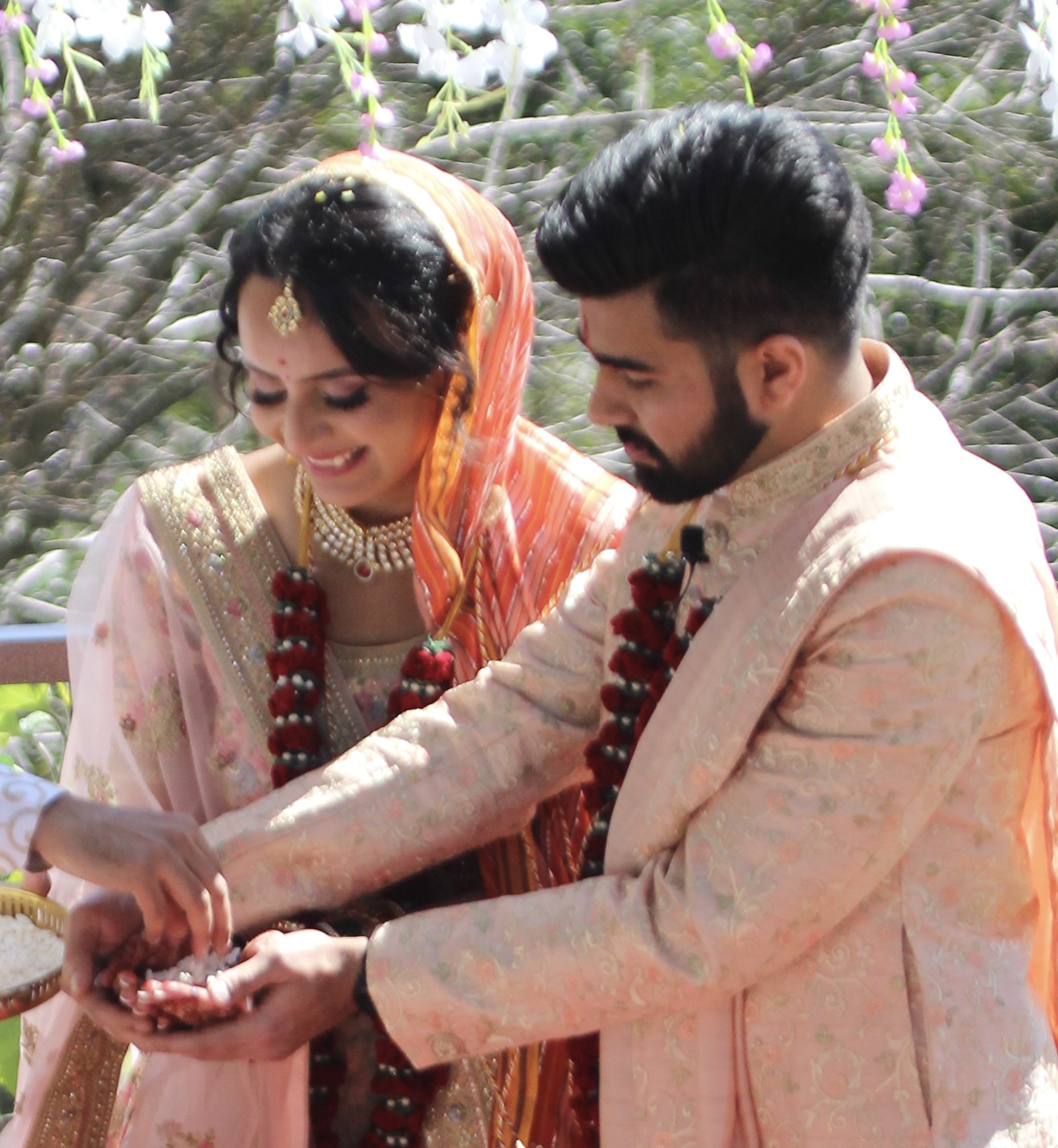 Indian wedding ceremony rituals at Living Well Event Center Los Gatos CA